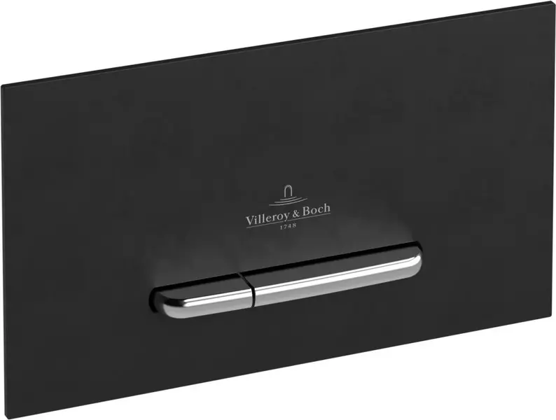 

Кнопка смыва «Villeroy & Boch» ViConnect 922169AN пластик черная матовая