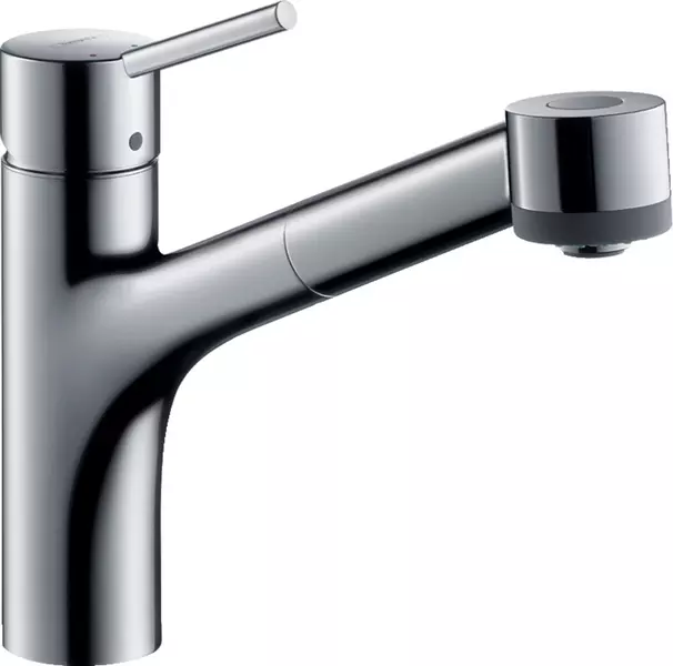 

Смеситель для кухонной мойки «Hansgrohe» Talis M52 73860000 с выдвижным изливом хром