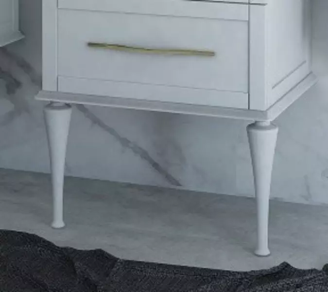 

Комплект мебельных ножек «Cezares» Tiffany 35 см Bianco opaco