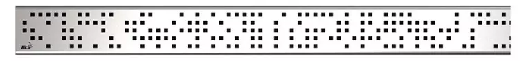 Решетка «AlcaPlast» Code 850 матовый хром