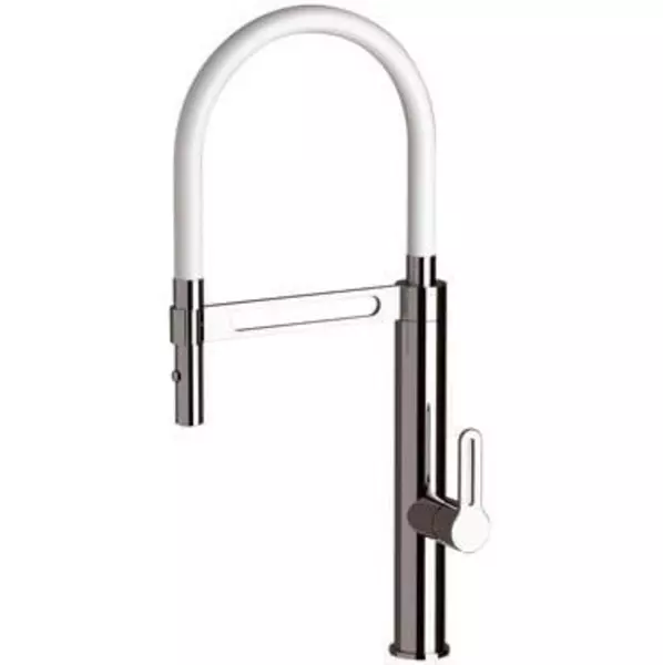 

Смеситель для кухонной мойки «Remer» Elegant Kitchen SR516 хром/белый