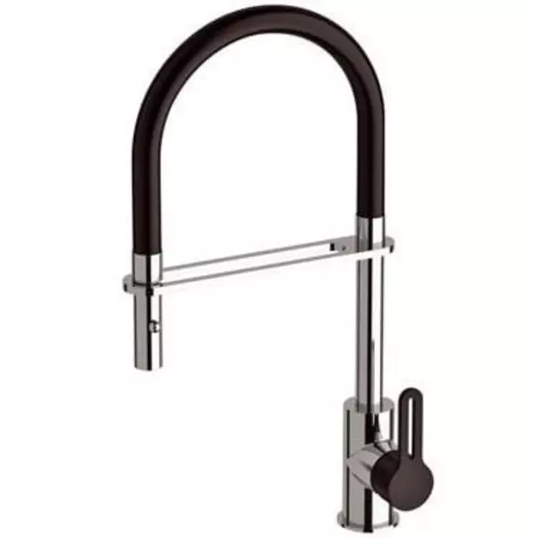 

Смеситель для кухонной мойки «Remer» Elegant Kitchen SR542 хром/чёрный