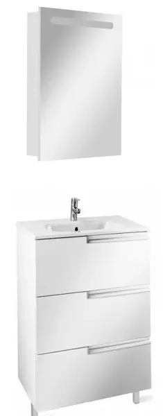 Мебель для ванной «Roca» Victoria Nord Ice Edition 60 белая глянцевая - фото 1