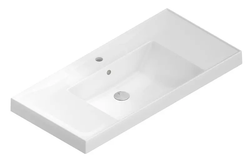 

Раковина «Kerama Marazzi» Cubo 100/48 CU.wb.100 фарфоровая белая