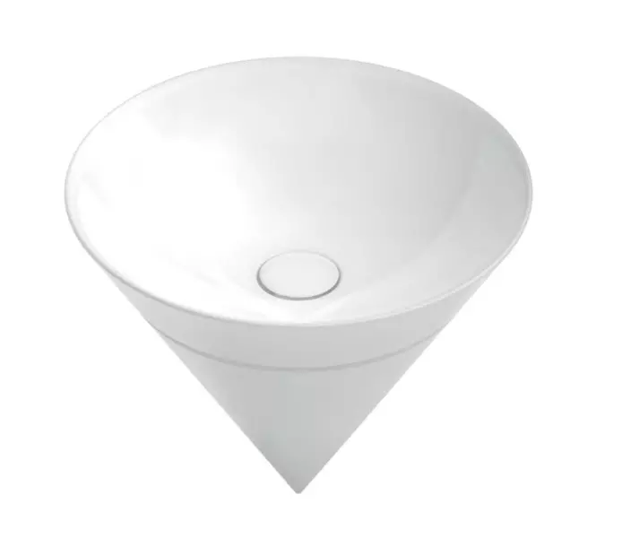 

Раковина «Kerama Marazzi» Cono 44 CO.wbi.44 встраиваемая фарфоровая белая
