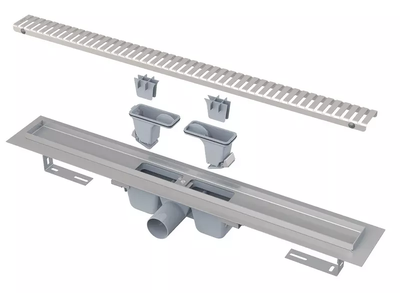 

Душевой лоток «AlcaPlast» APZ1-550 Smart Line APZ1-550 Smart боковой выпуск нержавеющая сталь