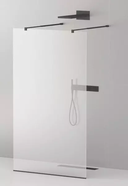 

Душевая перегородка «Cezares» LIBERTA-L-2-80-C-NERO 80/195 прозрачная/чёрная