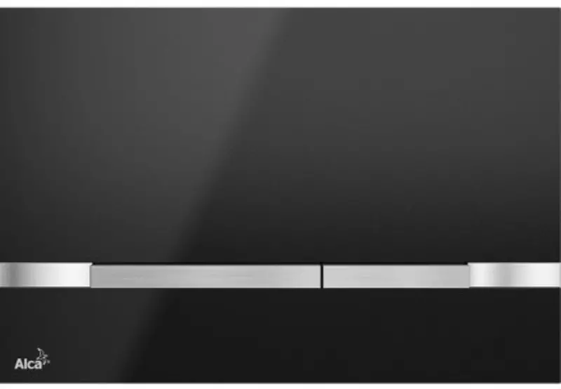 

Кнопка смыва «AlcaPlast» Stripe Black нержавеющая сталь-черный глянец