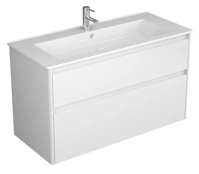 

Тумба с раковиной «Veneciana» Aventino 105 с 2 ящиками (Оскар 105) подвесная белая