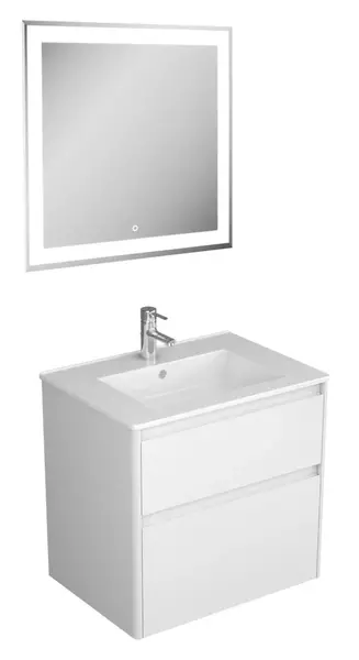 Мебель для ванной подвесная «Veneciana» Aventino 65 с 2 ящиками белая