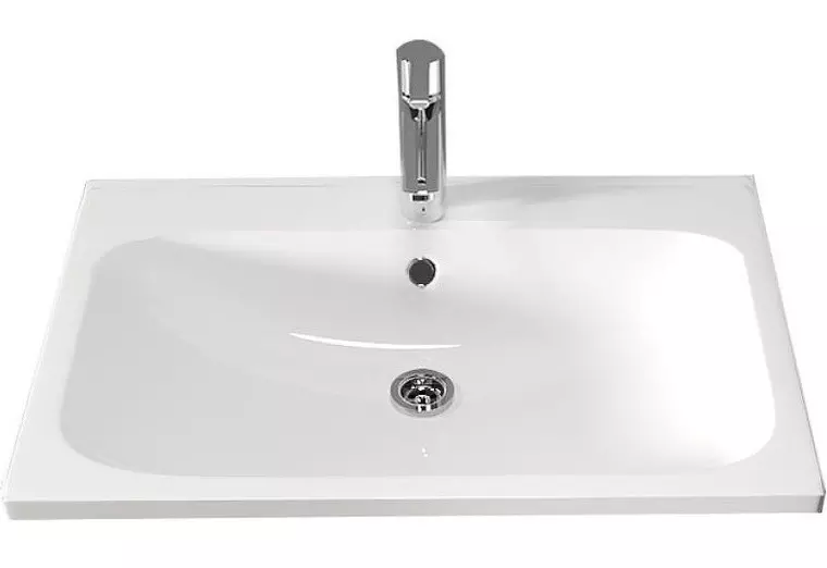 

Раковина «1Marka» Atom 60/40 Polytitan белая