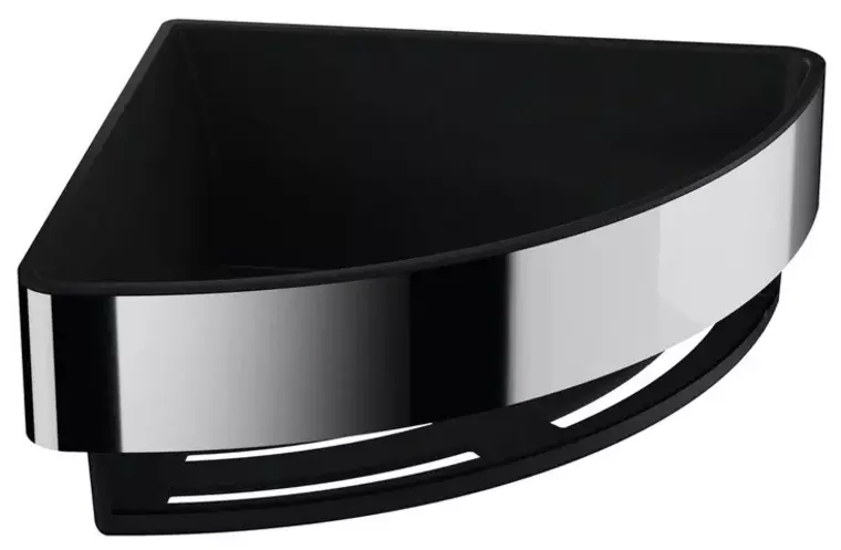 

Угловая полка в ванну «Inda» Basket AV231AAL08 на стену хром/чёрная