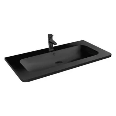 

Раковина «Vincea» 80/48 VCB-11800B искусственный камень чёрная