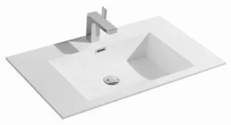 

Раковина «Vincea» 80/48 VCB-11800W искусственный камень белая
