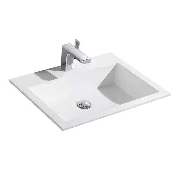 

Раковина «Vincea» 60/48 VCB-13600W искусственный камень белая