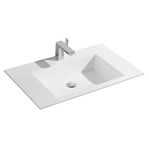 

Раковина «Vincea» 80/48 VCB-13800W искусственный камень белая