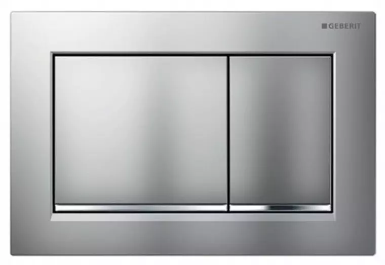 

Кнопка смыва «Geberit» Omega 30 115.080.JQ.1 матовый хром/хром глянец