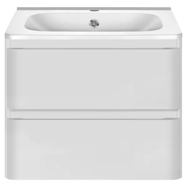 Тумба с раковиной Vincea Vico 60 VCB-2VP600W 6047 белая подвесная GWhite 31770₽