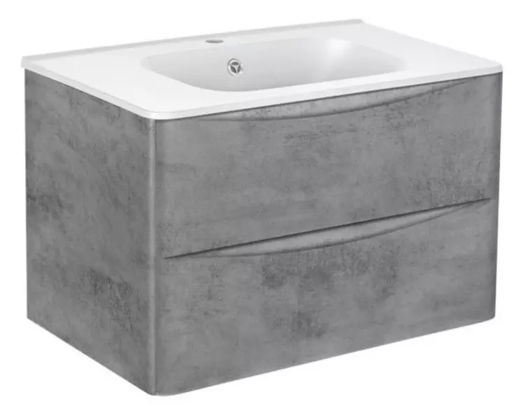 

Тумба с раковиной «Vincea» Paola 80 (VCB-2VP800W) подвесная Beton