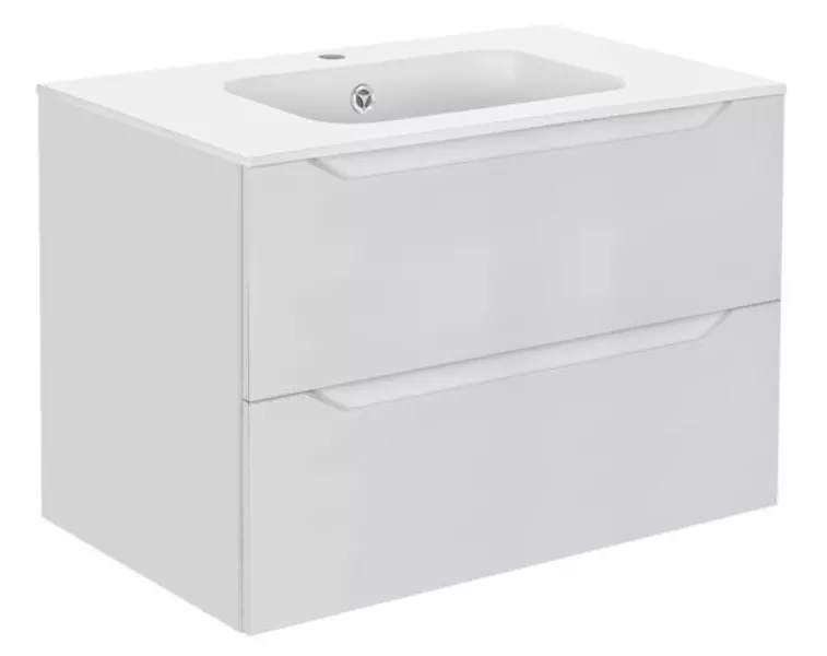 

Тумба с раковиной «Vincea» Norma 80 (VCB-2N800W) подвесная G.White