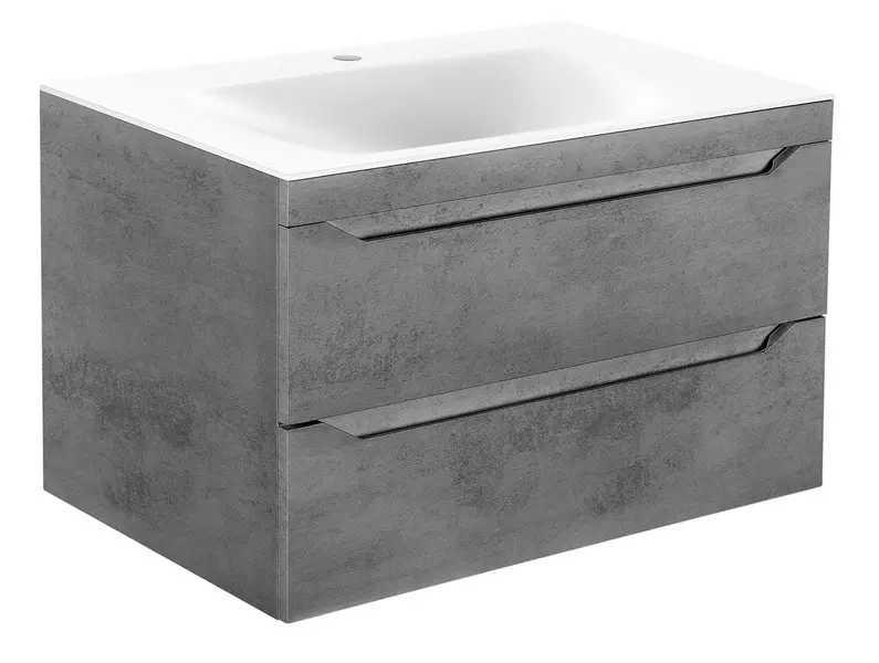 

Тумба с раковиной «Vincea» Fine 80 (VCB-1F800W) подвесная Beton