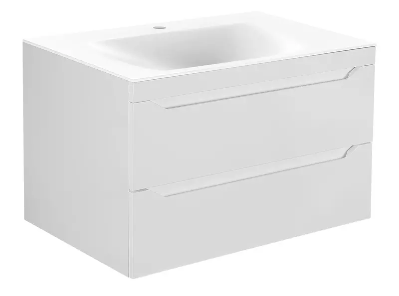 

Тумба с раковиной «Vincea» Fine 80 (VCB-1F800W) подвесная G.White
