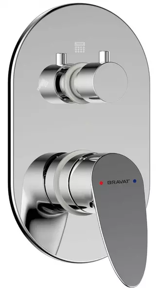 

Внешняя часть смесителя «Bravat» Drop P69190C-RUS хром