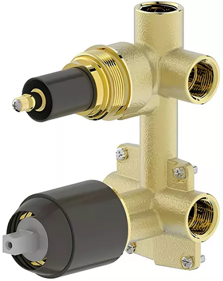 

Внутренняя часть смесителя «Bravat» Built-in D982BW-B-ENG чёрный матовый