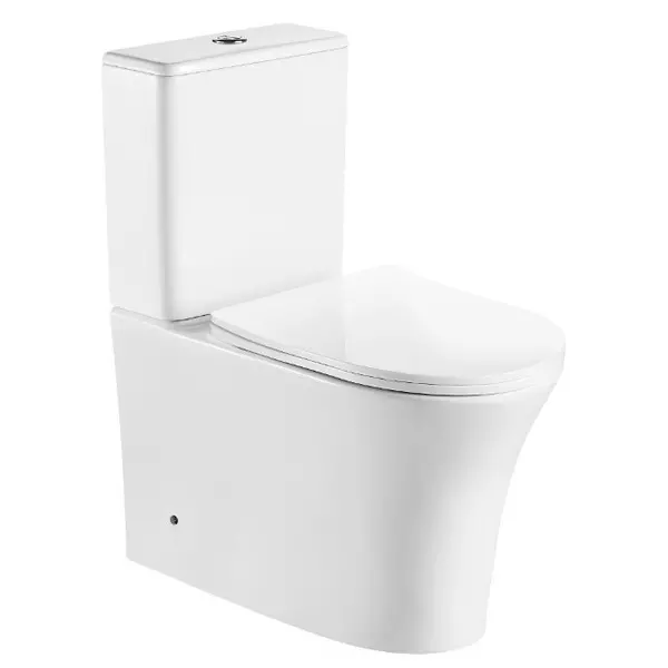 

Унитаз компакт безободковый «Cerutti» Adige 1219A белый с сиденьем дюропласт с микролифтом белое