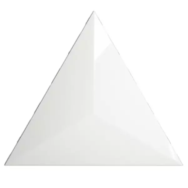 Настенная плитка «ZYX» Evoke Traingle Level Matt. 17x15 218241 White