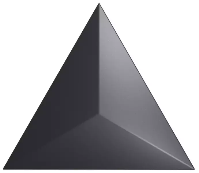Настенная плитка «ZYX» Evoke Traingle Level Matt. 17x15 218242 Black