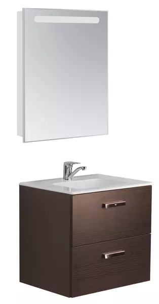 Мебель для ванной подвесная «Roca» Victoria Nord 60 венге