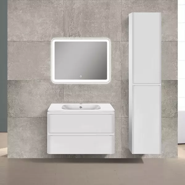 Мебель для ванной подвесная «Vincea» Vico 80 G.White