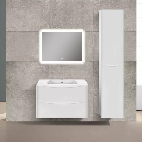 Мебель для ванной подвесная «Vincea» Paola 80 G.White - фото 1