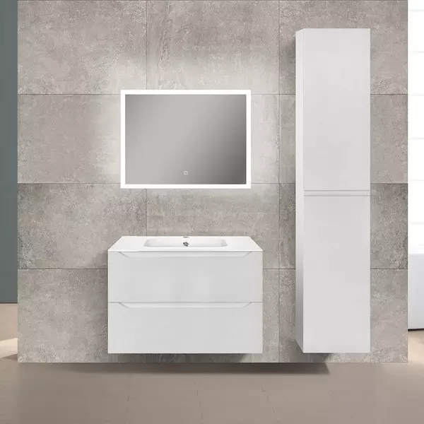 

Мебель для ванной подвесная «Vincea» Norma 80 G.White