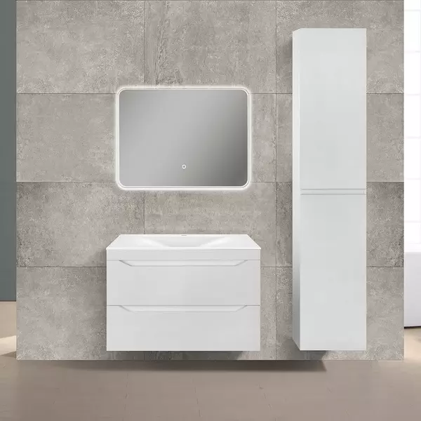 Мебель для ванной подвесная «Vincea» Fine 80 G.White