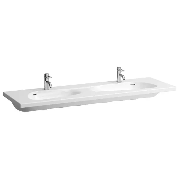 

Раковина двойная «Laufen» Palomba 160/50 8.1480.9.000.104.1 фарфоровая белая
