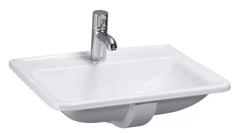 

Раковина «Laufen» Pro 56/44 8.1396.1.000.104.1 фарфоровая белая