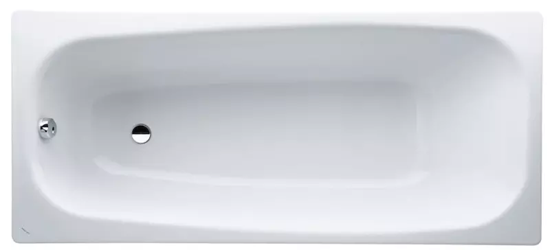 Ванна стальная «Laufen» Pro 170/75 (2.2595.0.600.040.1) антискользящая без опор без сифона белая универсальная
