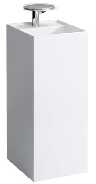 

Раковина с пьедесталом «Laufen» Kartell by 38/44/90 8.1133.1.D01.111.1 фарфоровая серая