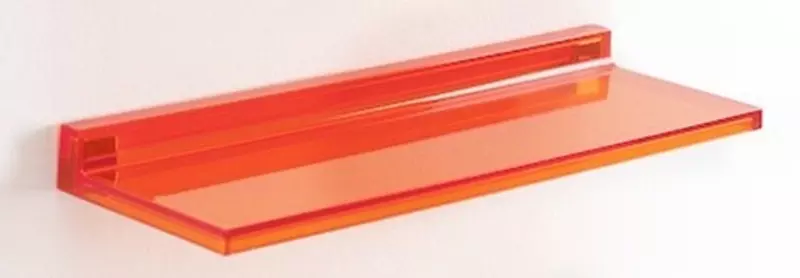 

Полка к зеркалу «Laufen» Kartell By Laufen 3853300820001 на стену оранжевая
