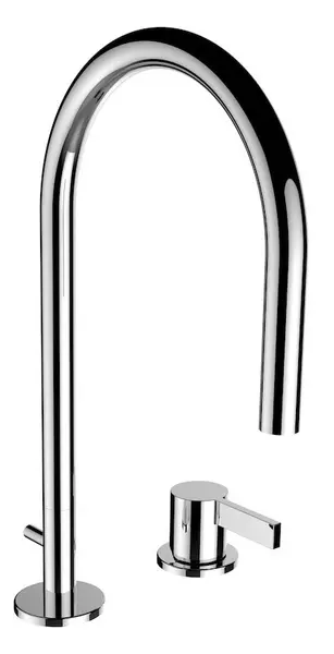 

Смеситель для раковины «Laufen» Kartell By Laufen 3113320042211 с донным клапаном хром
