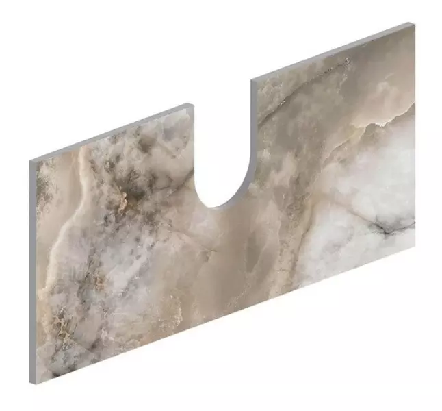 Мебельная столешница Kerama Marazzi Cono Onice 56 задняя стенка керамогранит бежевая 924₽