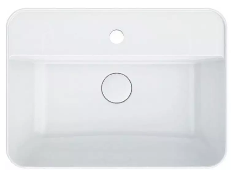 

Раковина «Kerama Marazzi» Plaza 55/40 PLR.wb.55.1 фарфоровая белая