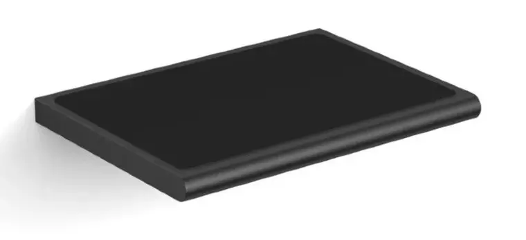 

Угловая полка в ванну «Langberger» Black Edition 38051F-BP на стену чёрная