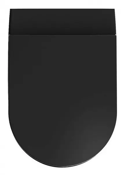Сиденье для унитаза «Isvea» Infinity 40KF0521I-S дюропласт с микролифтом черный матовый