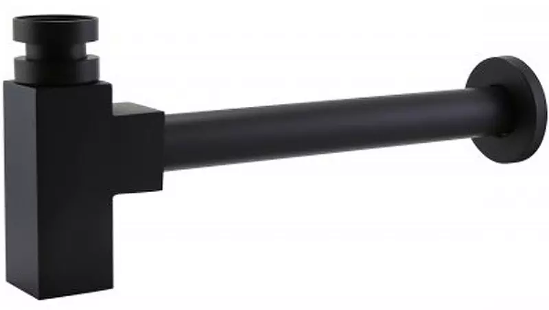 

Сифон для раковины «Belbagno» BB-SMQ2-NERO чёрный