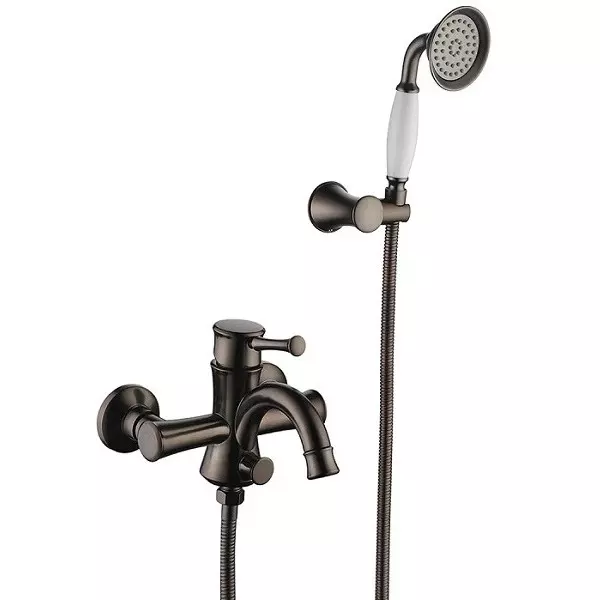 

Смеситель для ванны «Lemark» Peretto LM6302RB чёрный кофе