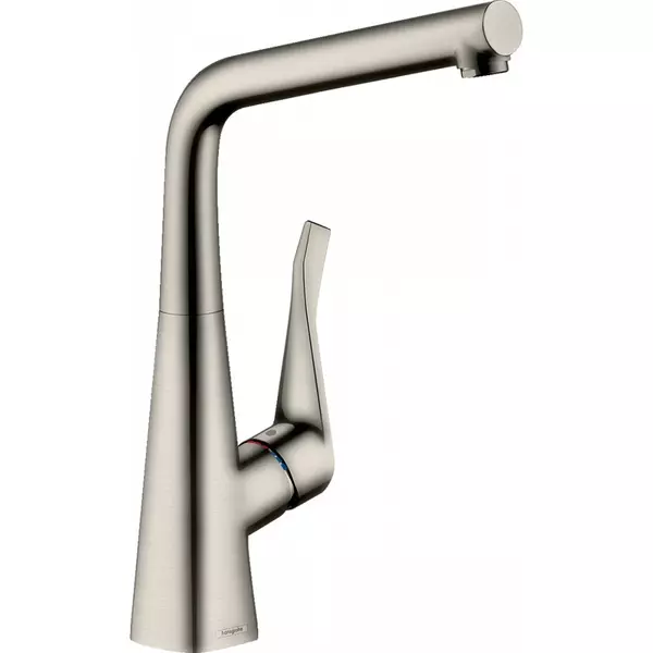 

Смеситель для кухонной мойки «Hansgrohe» Metris M71 14822800 сталь