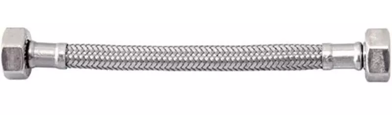

Подводка гибкая в нержавеющей оплётке «Remer» DN8 Г1/2"-Г1/2" (1шт.) 120 см